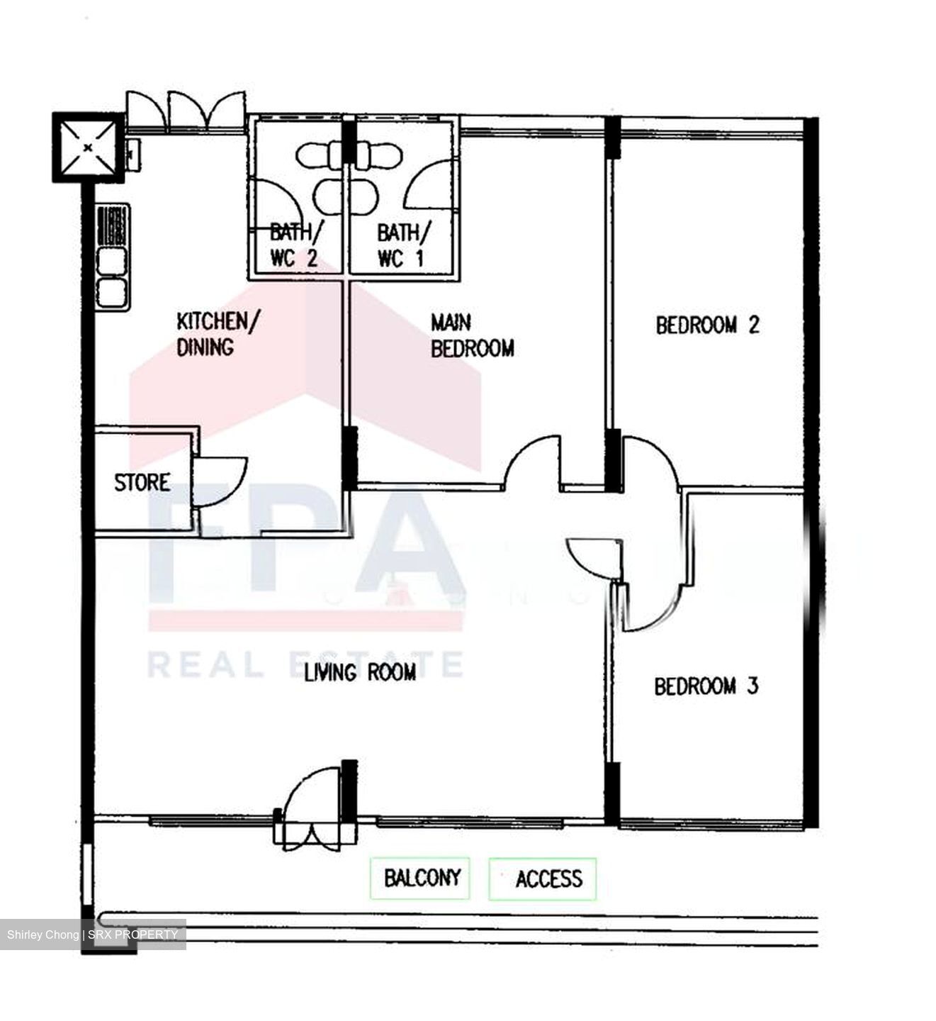 Blk 232 Simei Street 4 (Tampines), HDB 4 Rooms #554675351